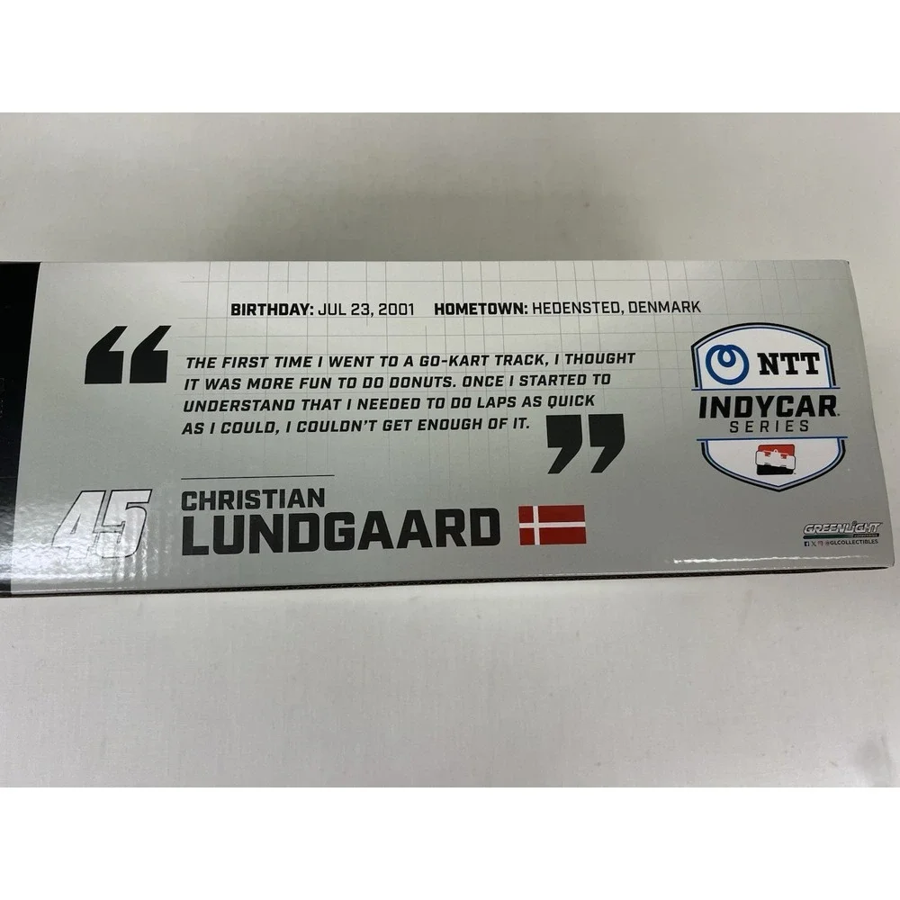CHRISTIAN LUNDGAARD 2024 HYVEE / RAHAL LETTERMAN LANIGAN 1:18 DIECAST